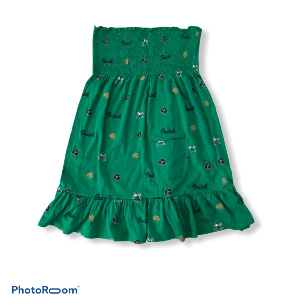 Norte Dame Fighting Irish Strapless Dress  XL